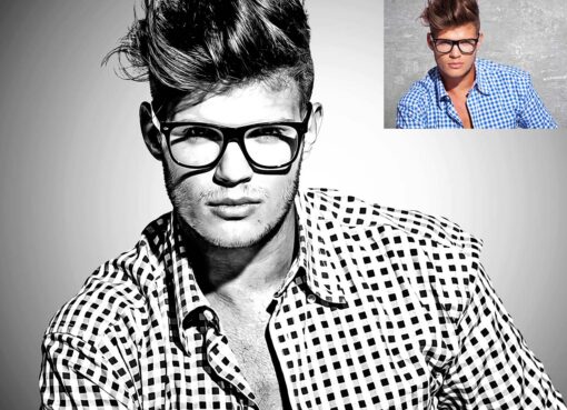 Exclusive B & W Portrait Photoshop Action - Image 2