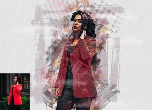 Mixed Sketch Art Photoshop Action - Image 4