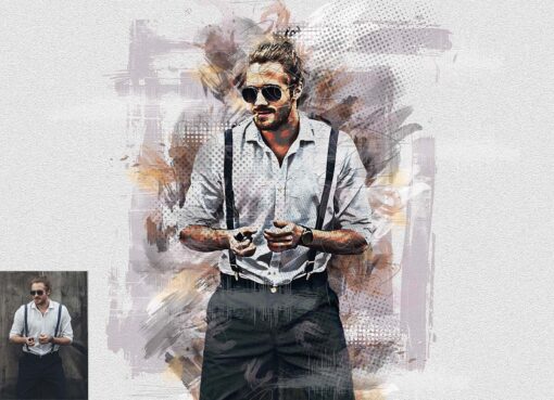 Mixed Sketch Art Photoshop Action - Image 5
