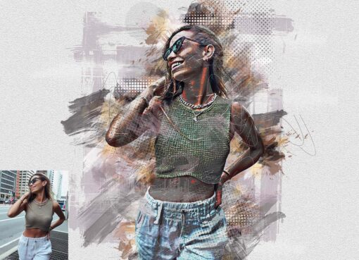 Mixed Sketch Art Photoshop Action - Image 6