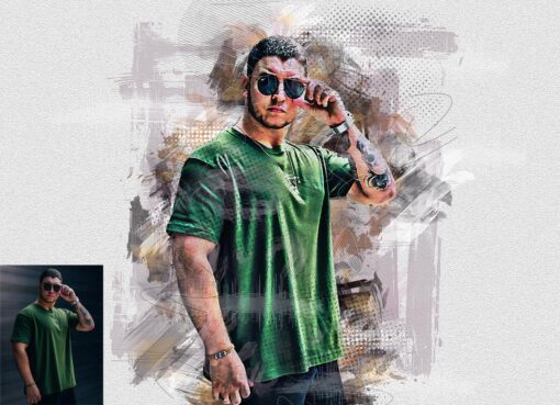 Mixed Sketch Art Photoshop Action - Image 7