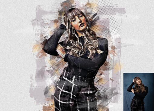 Mixed Sketch Art Photoshop Action - Image 8
