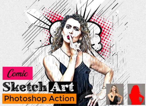 Comic Sketch Art Photoshop Action