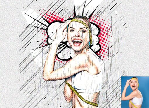 Comic Sketch Art Photoshop Action - Image 2
