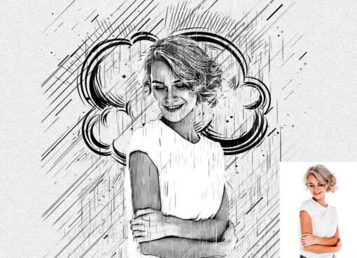 Comic Sketch Art Photoshop Action - Image 4
