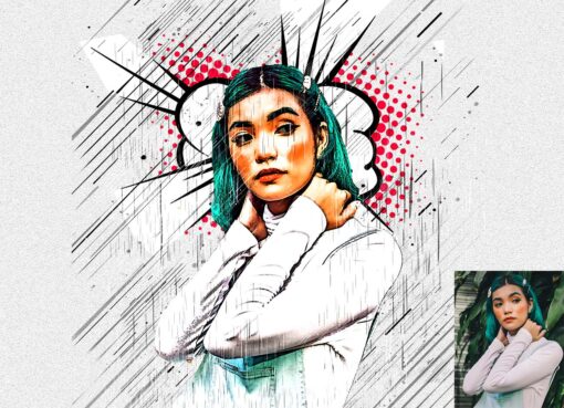 Comic Sketch Art Photoshop Action - Image 6