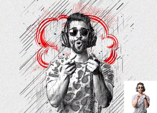 Comic Sketch Art Photoshop Action - Image 10