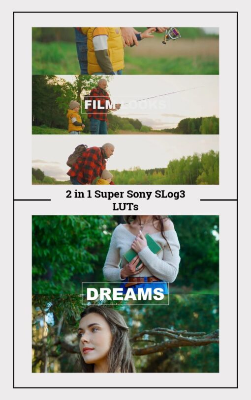 2-in-1 Sony S-Log3 LUTs Super Pack | Color Grading for Filmmakers