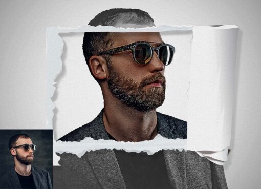 Torn Paper Art Photoshop Action - Image 5
