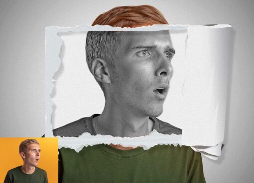 Torn Paper Art Photoshop Action - Image 9