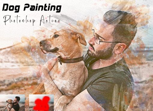 Mega Watercolor Photoshop Action Bundle - Image 11