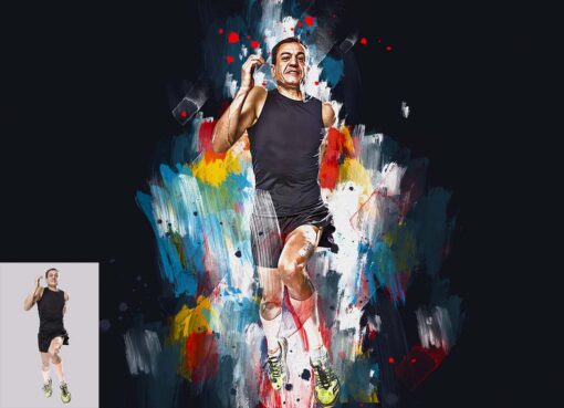 Mega Watercolor Photoshop Action Bundle - Image 15