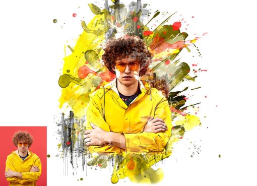 Mega Watercolor Photoshop Action Bundle - Image 33