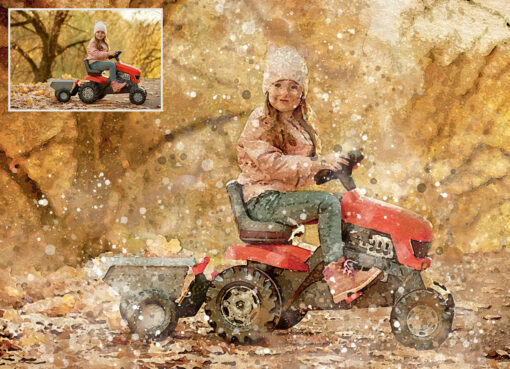 Mega Watercolor Photoshop Action Bundle - Image 43