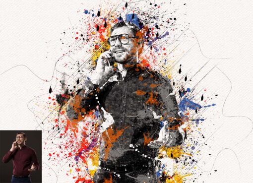 Mega Watercolor Photoshop Action Bundle - Image 49