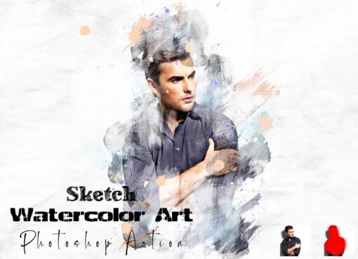 Mega Watercolor Photoshop Action Bundle - Image 50