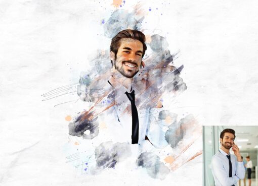 Mega Watercolor Photoshop Action Bundle - Image 52