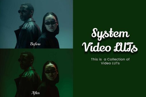 Indoor video scene with dramatic lighting, refined by a cinematic LUT, highlighting deep blacks and bright, stylized visuals.