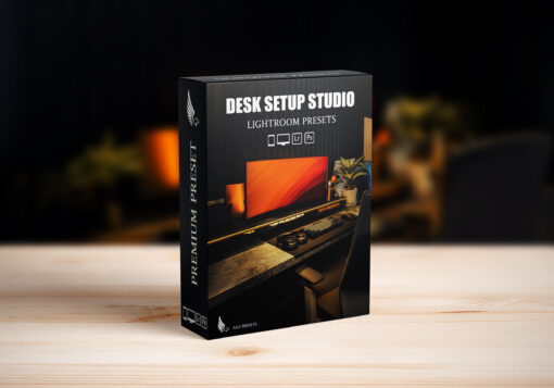 AI-Optimized Desk Setup Studio Lightroom Presets