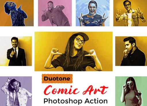 Duotone Comic Art Photoshop Action
