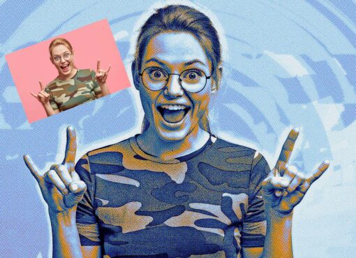 Duotone Comic Art Photoshop Action - Image 9