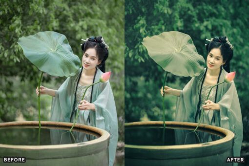 AI-Optimized Deep Green Cinematic Lightroom Presets - Image 2