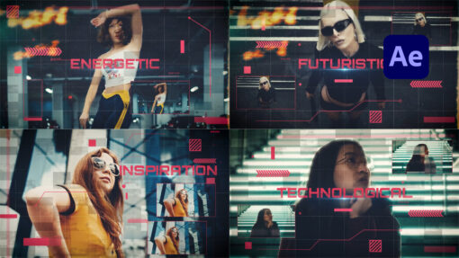 Futuristic Action After Effects template