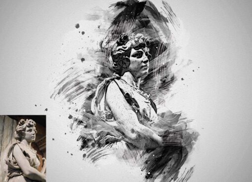 Ink Paint Sketch Photoshop Action - Image 4