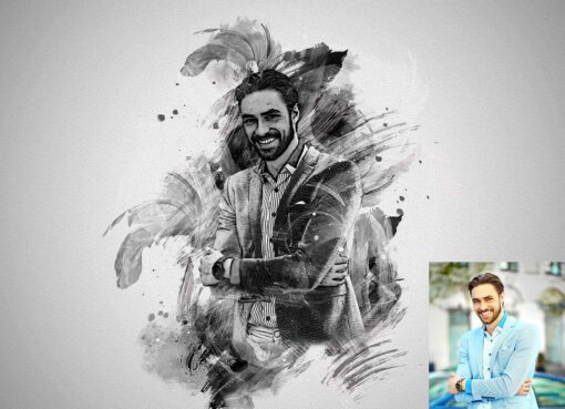 Ink Paint Sketch Photoshop Action - Image 5