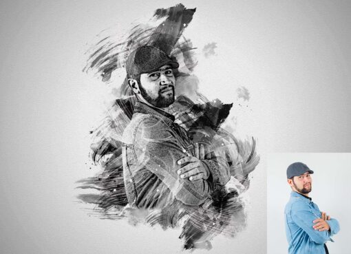 Ink Paint Sketch Photoshop Action - Image 10