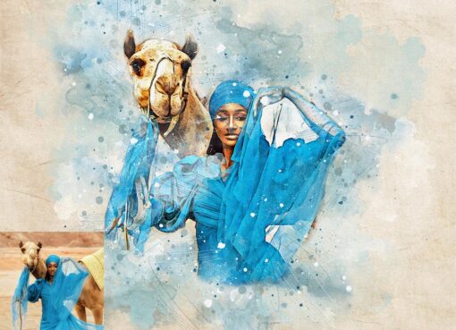 Watercolor Artwork Photoshop Action Bundle - Image 6