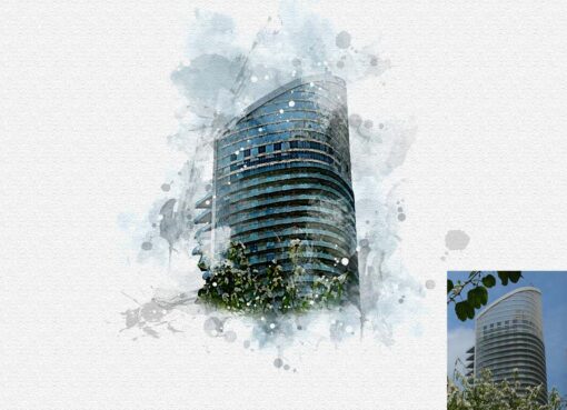 Watercolor Artwork Photoshop Action Bundle - Image 10