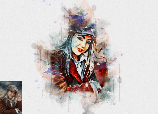 Watercolor Artwork Photoshop Action Bundle - Image 13