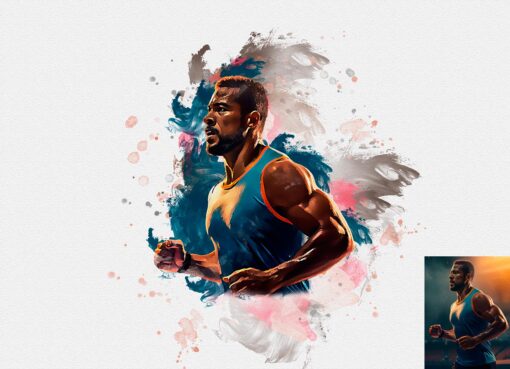 Watercolor Artwork Photoshop Action Bundle - Image 27