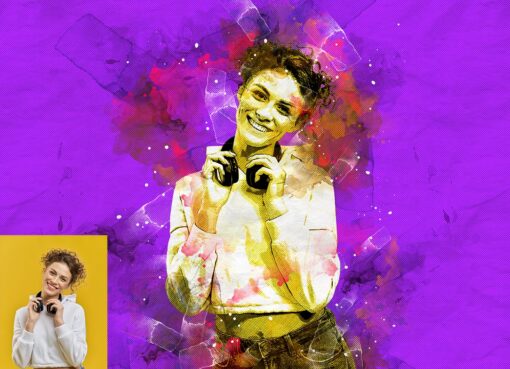 Watercolor Artwork Photoshop Action Bundle - Image 36