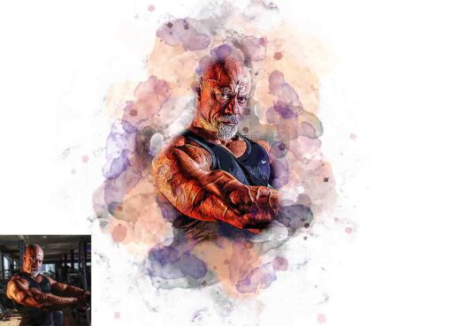 Watercolor Artwork Photoshop Action Bundle - Image 42