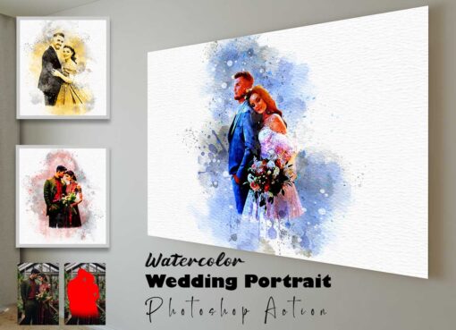 Watercolor Artwork Photoshop Action Bundle - Image 43