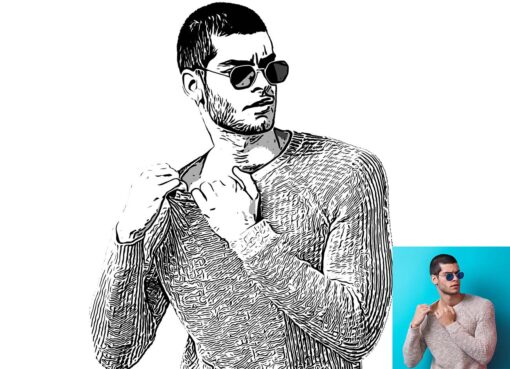 Photo Tracing Photoshop Action - Image 7