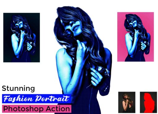 Stunning Fashion Portrait Photoshop Action