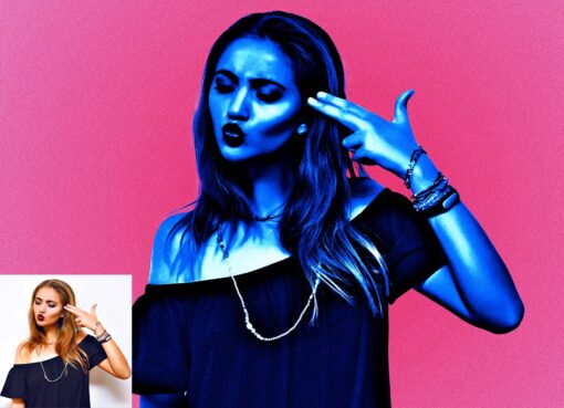 Stunning Fashion Portrait Photoshop Action - Image 6