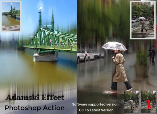 Adamski Effect Photoshop Action