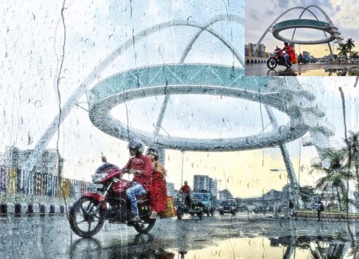 Wet Glass Overlay Photoshop Action - Image 4