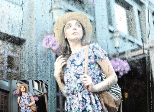 Wet Glass Overlay Photoshop Action - Image 8