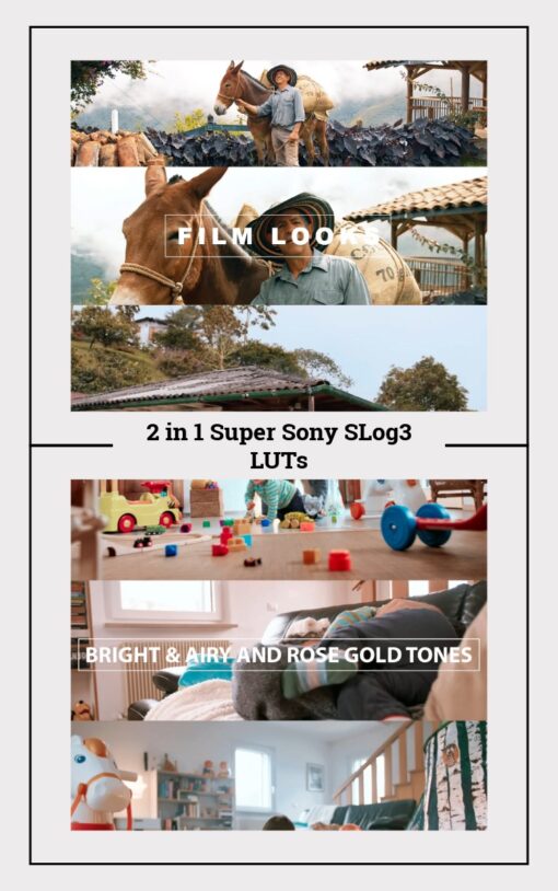 Transform Your Sony Footage 2-in-1 S-Log3 LUTs Pack