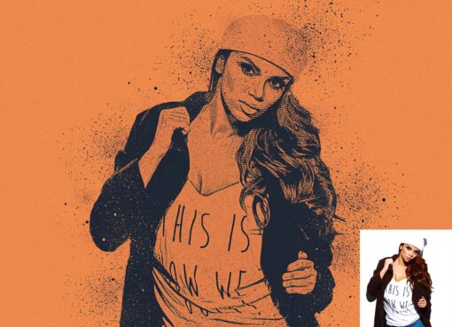 Risograph Engraving Photoshop Action - Image 2