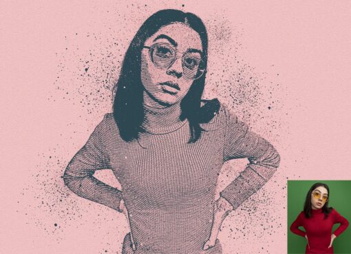 Risograph Engraving Photoshop Action - Image 12