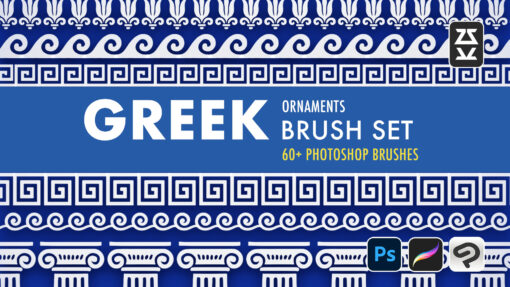 Greek Ornaments Brush Set - Image 2