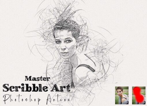 Master Scribble Art Photoshop Action