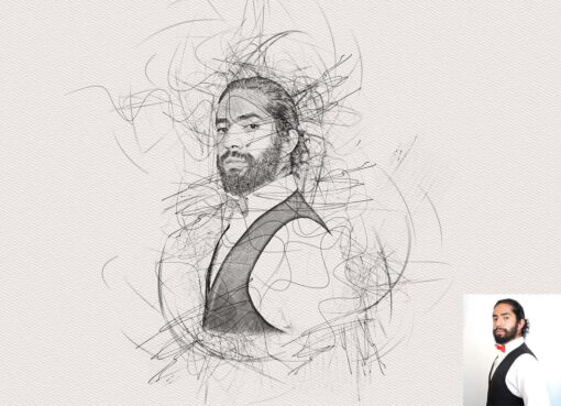 Master Scribble Art Photoshop Action - Image 5