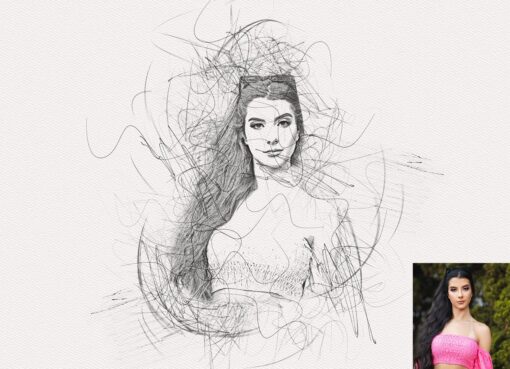 Master Scribble Art Photoshop Action - Image 6